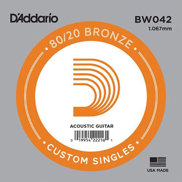 D'Addario BW042 80/20 Bronze Guitar Strings